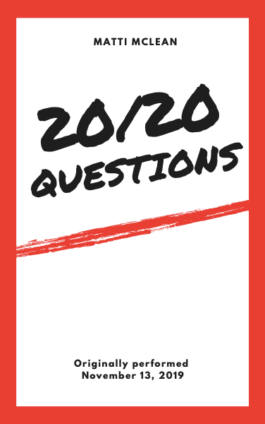20/20 Questions