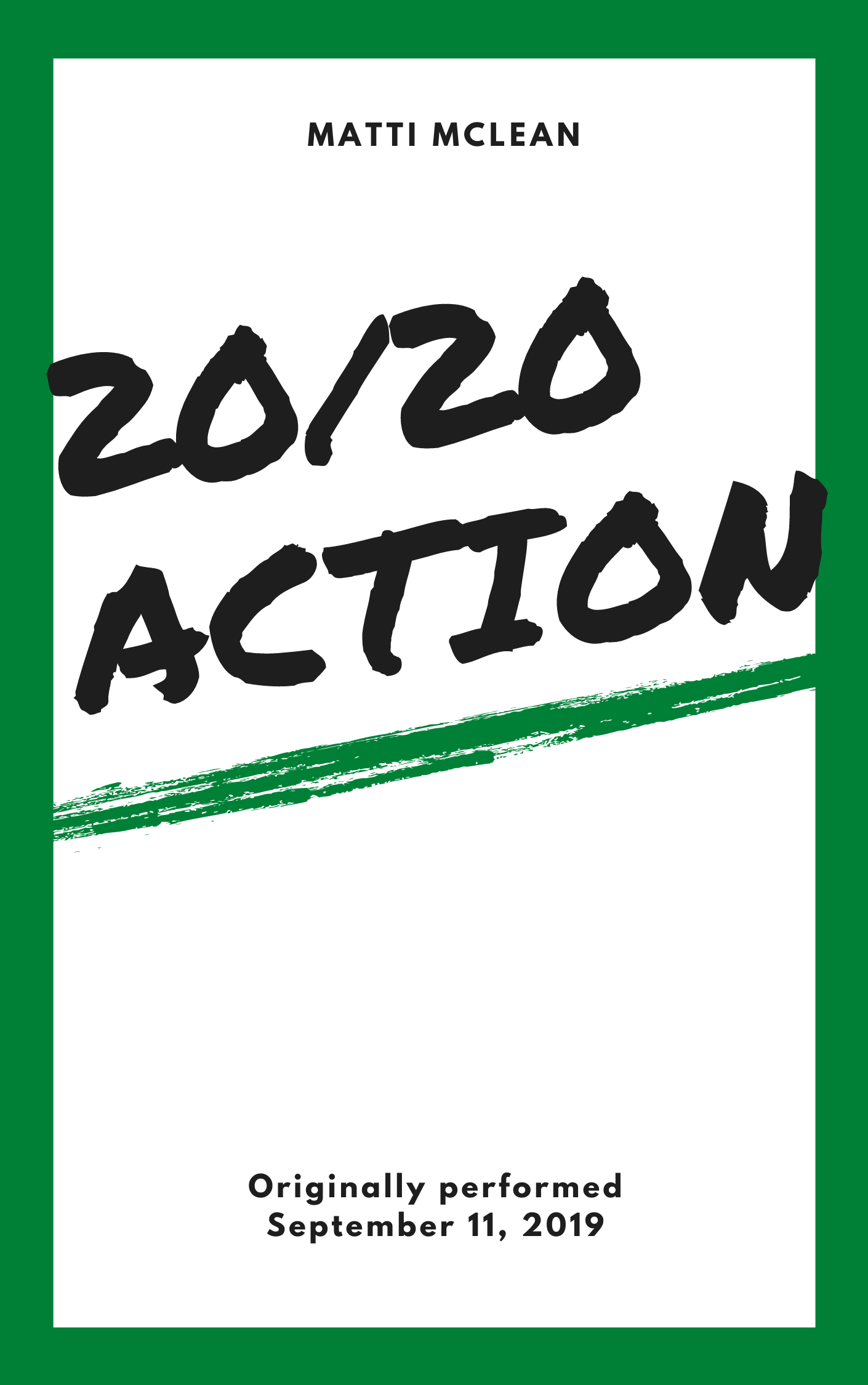 20/20 Action Book